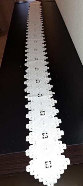 Tischband Hardangerstickerei